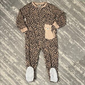 Carter's Leopard Footie Pajama